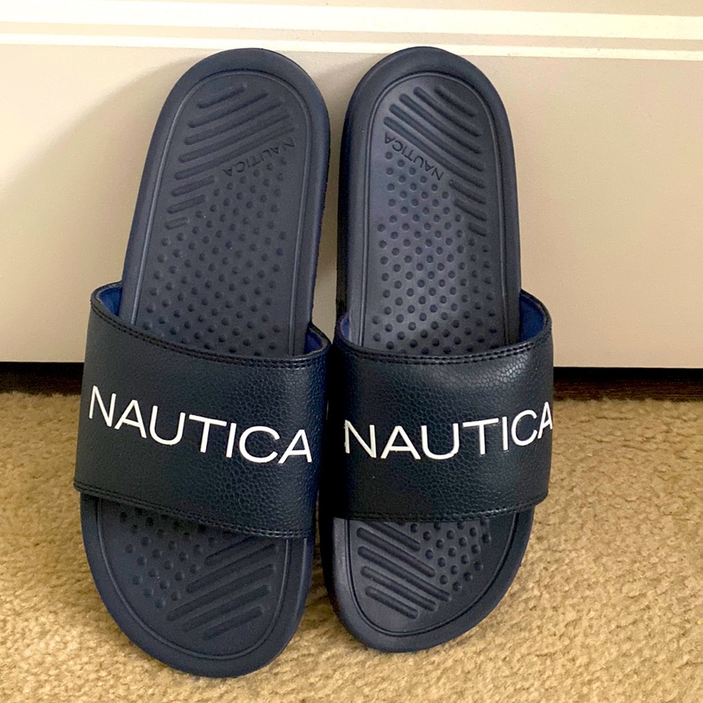 Nautica Navy Bretton Slides